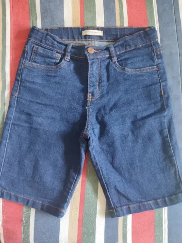 Bermuda jeans infantil Tam 10