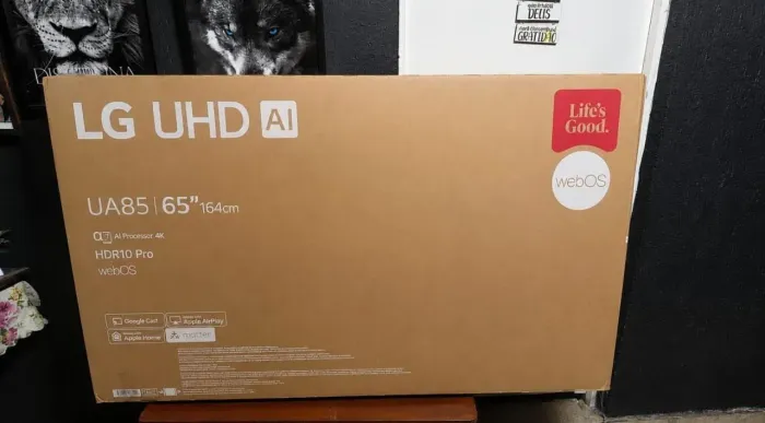 Smart tv LG 65 polegadas lacrada com NF 