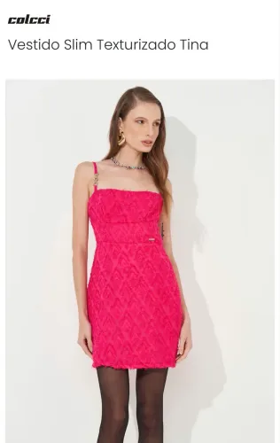 Vestido Colcci rosa