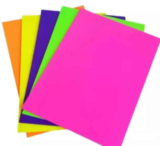Folha colorida A4 10 unidades 