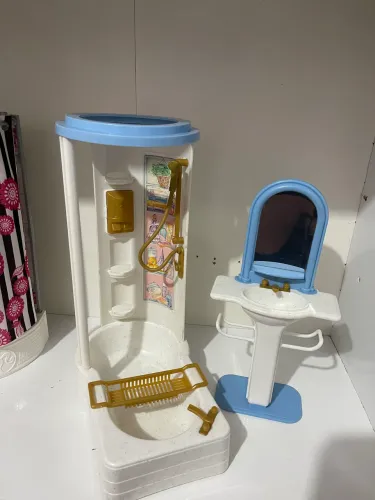 conjunto de móveis Banheiro da Barbie So Real So Now 1990