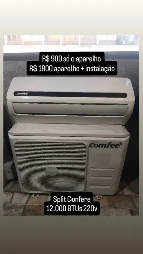 Ar condicionado Split Confee 12.000 BTUs 220v