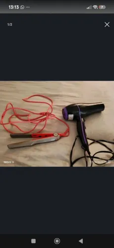 Secador e prancha