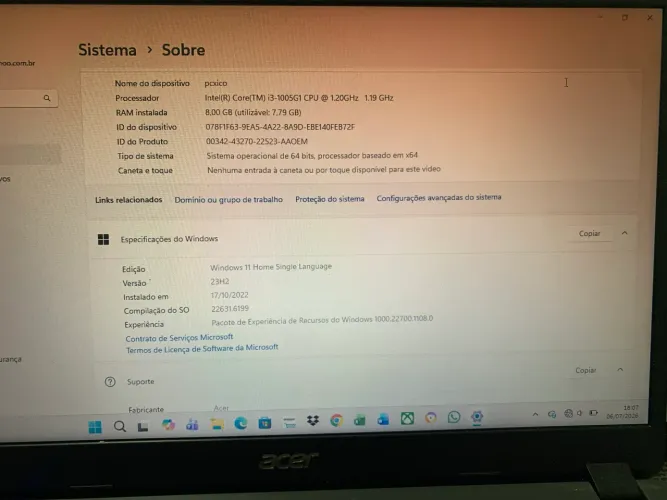 Acer Aspire 3 A315-56