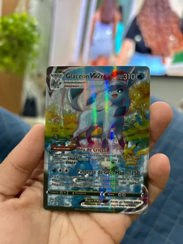Carta Pokemon VMAX Glaceon 209/203 (aceito ofertas)