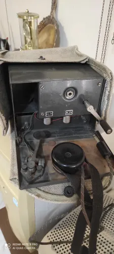 Telefone/telegrafo antigo,peça de Museu: