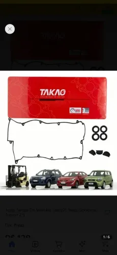 Junta da tampa de válvulas tucson, elantra, ix35, kia soul