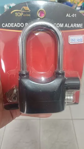 Cadeado com Alarme 
