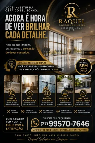 Limpeza pós obra