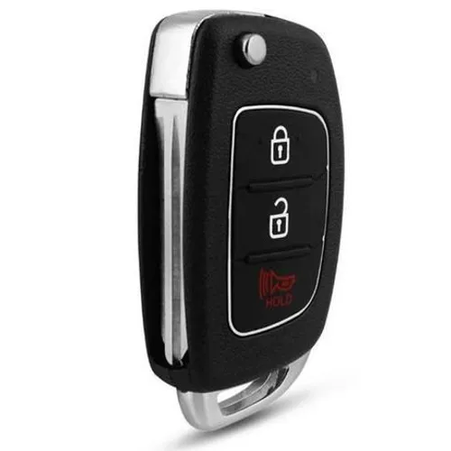 Chave Canivete Borracha Hyundai Hb20 / Hb20s - Sem Codificação