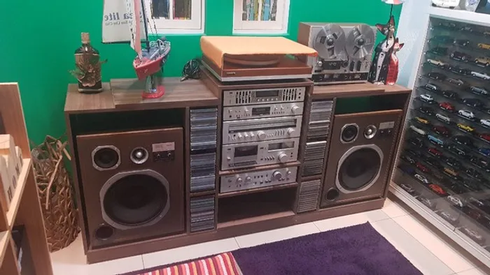 aparelhos de som vintage - Gradiente / Yamaha / Polyvox / Sansuí / Akai / Quasar