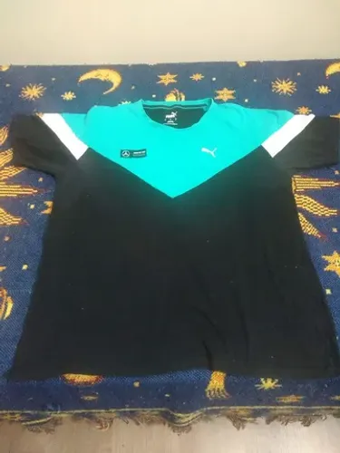 CAMISA PUMA MASCULINA MERCEDES AMG PETRONAS MOTORSPORT. 