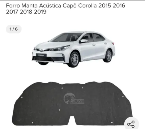Forro capô corolla 2015..19