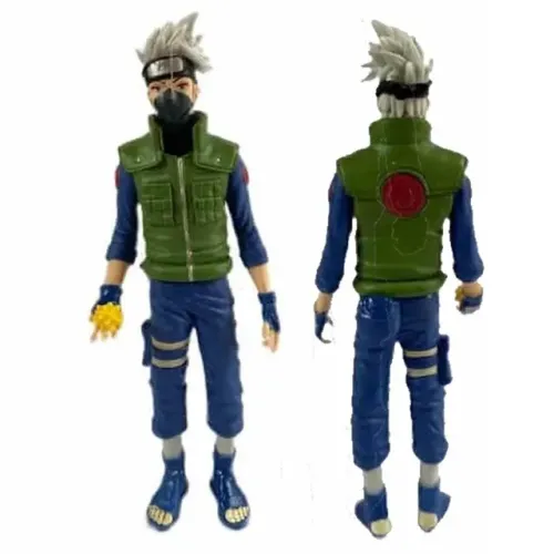 Boneco Kakashi Naruto Shippuden Figura Miniatura 17cm