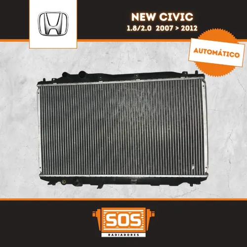 Radiador Honda New Civic 2007/2012