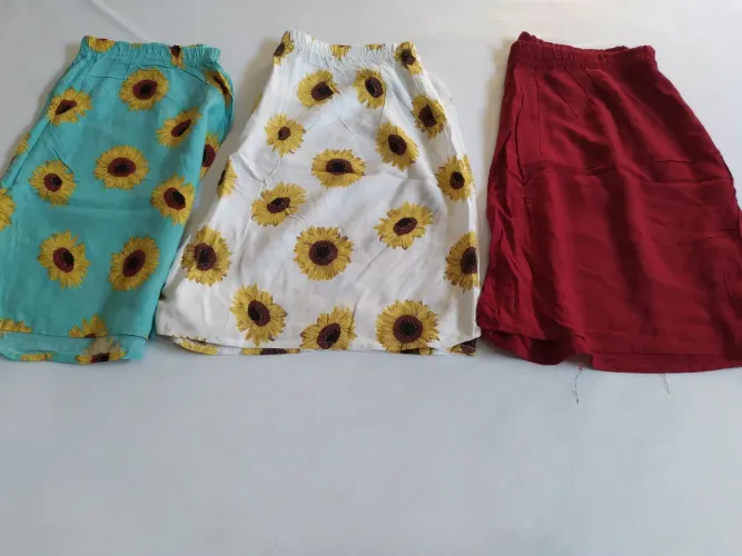 Kit 3 Shorts viscose Tam 46   