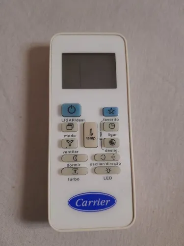 Controle Remoto Ar Condicionado Carrier