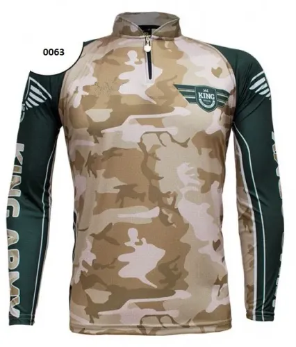 Camisa de pesca com proteção UV