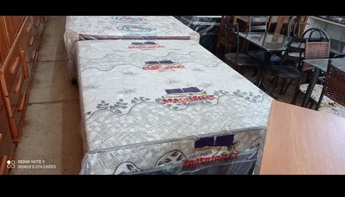 CAMA BOX CASAL ESPUMA SELADA NOVA ALTO PADRÃO