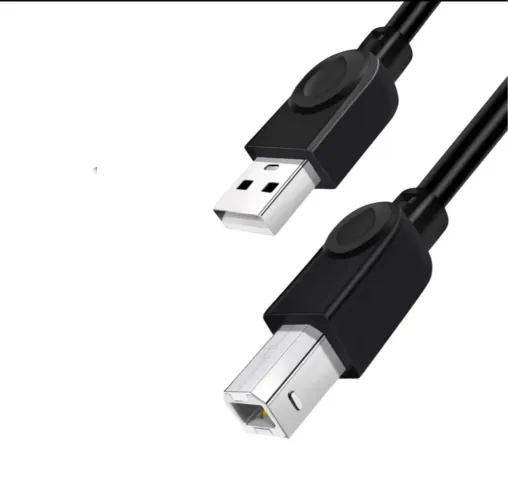 Cabo Usb 2.0 Impressora  Scanner Hp Epson Universal Com Filtro 1.5m