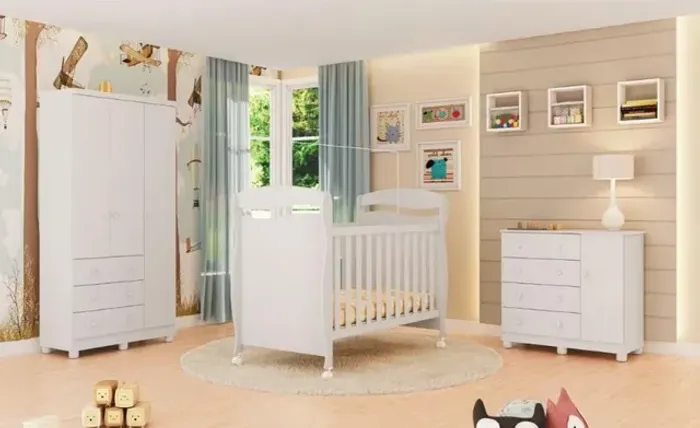 Quarto Infantil Completo 3 Peças Brinde Especial. São Produtos Novos Direto da Fábrica!