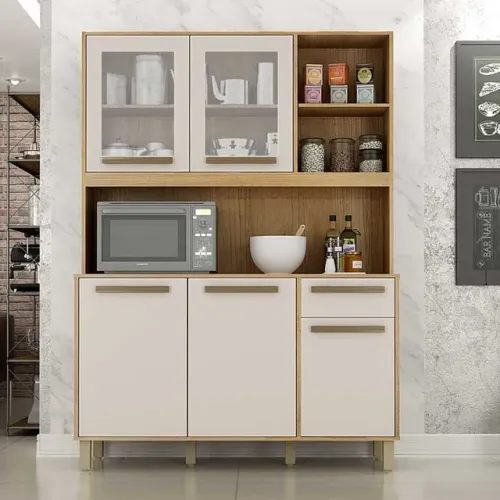 Armário de Cozinha Rubi Cinamomo/Off rf55