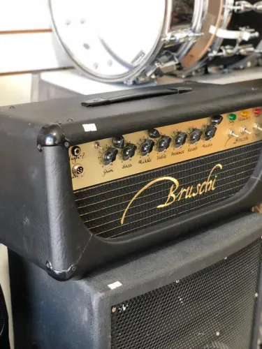 Amplificador Cabeçote Guitarra Bruschi G40 Valvulado c/ Footswitch