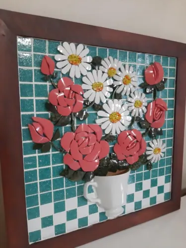 Quadro em Mosaico de Louça