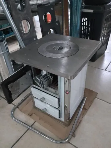 Fogão a lenha Minuano Branco 39lx41c Novo