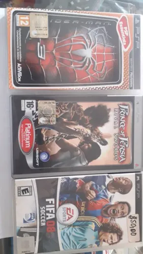 Jogos de PSP SOMENTE CAPA ,  MANUAL E ENCARTE 