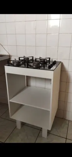 Balcão para Cooktop de 4 bocas.