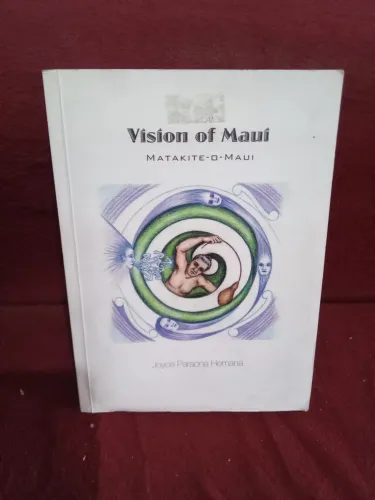 Livro Vision of Mauí Matakite-o-Maui Joyce Paraone Hemana em inglês com 12 cards