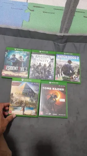 5 Jogos Xbox one em perfeito estado