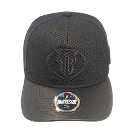 Boné Rhino Size Grid aba curva Preto