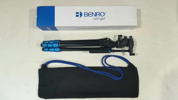 Tripé Benro Travel Slim Tsl08as2csh Com Cabeça Fluida 