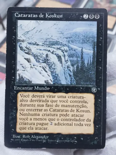 Carta Cataratas de Koskum - Magic the Gathering - Terras Natais