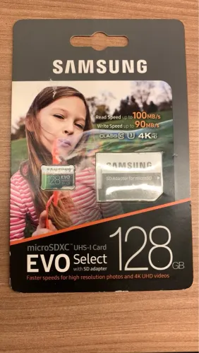 Cartão de Memória Samsung EVO Select 128GB