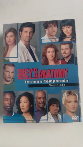Box DVD original lacrado novo Greys Anatomy terceira temporada. 