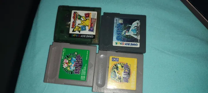 Coletânea 4 jogos pokémon game boy japones