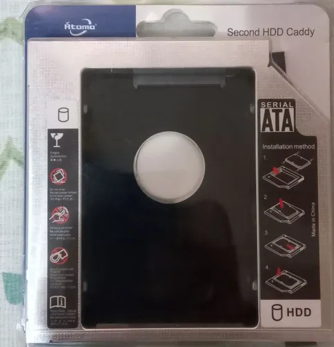 Caddy para laptop 2° HD. 12,7MM