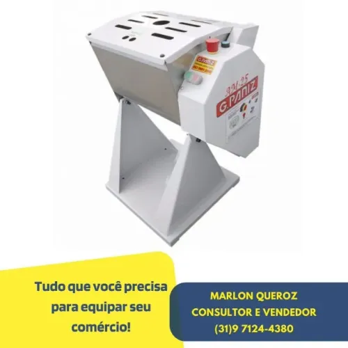 Amassadeira Basculante 25 Kg G. Paniz Bivolt Nova
