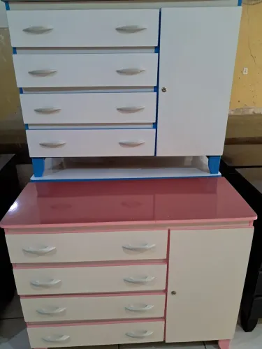 Cômoda e Armário Infantil Decorativo