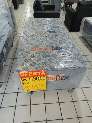 Cama box solteiro espuma