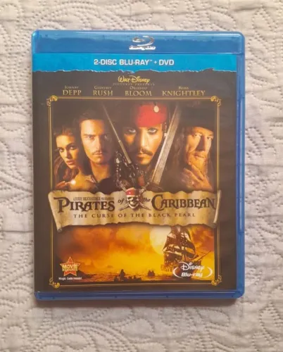 piratas do caribe - a maldição do pérola negra (bluray duplo + dvd)