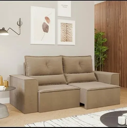 Sofá Retrátil e Reclinável Rita - Estofados Linhares