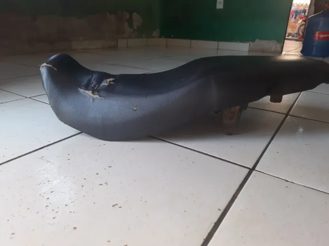 Banco de Moto Preto completo