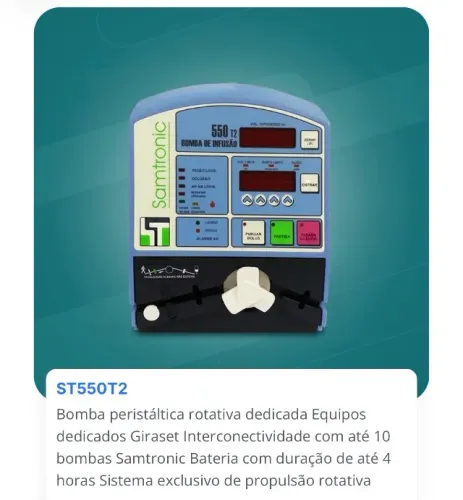 Bomba de infusão ST550T2 Samtronic