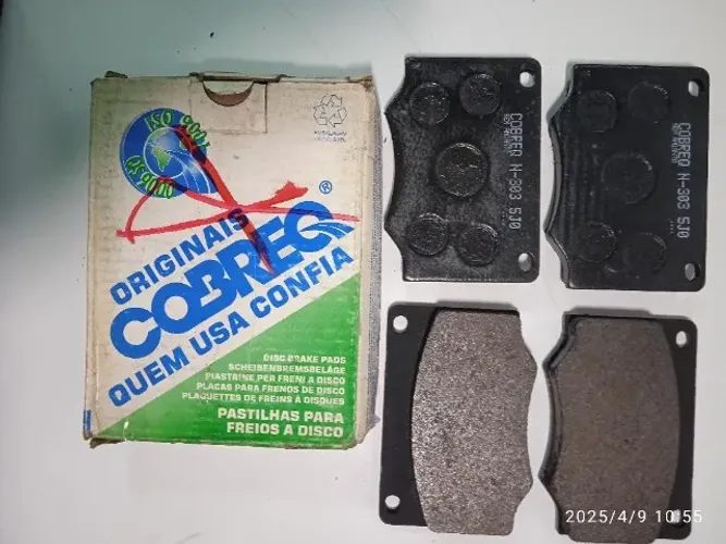 Pastilhas De Freio Dianteira Jogo- Caravan Comodoro 2.5 8V / Caravan Comodoro 4.1