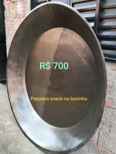 Forno tacho para fazer farinha com uma pequena avaria
