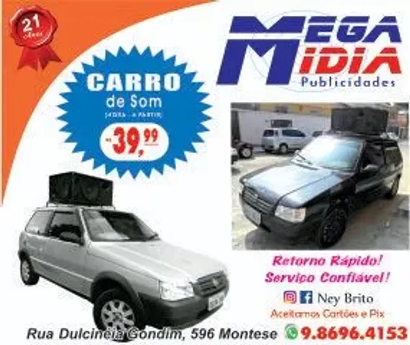Carro de som e Panfletagem